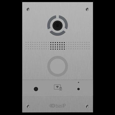 Bas-IP AV-08FB silver IP панель виклику з розпізнаванням облич і зчитувачем UKEY 27109 фото