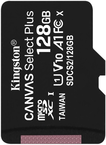 Карта пам'яті для домофону microSDXC Kingston Canvas Select Plus 128 GB Class 10 А1 UHS-1 SD128C10Kd фото