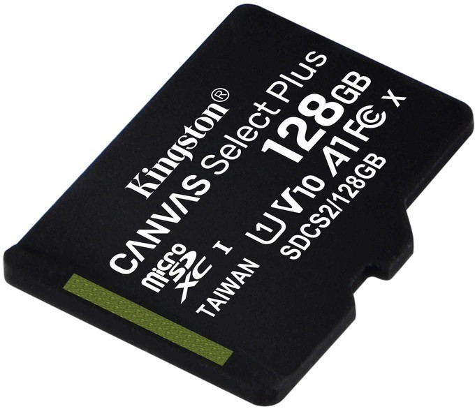 Карта пам'яті для домофону microSDXC Kingston Canvas Select Plus 128 GB Class 10 А1 UHS-1 SD128C10Kd фото