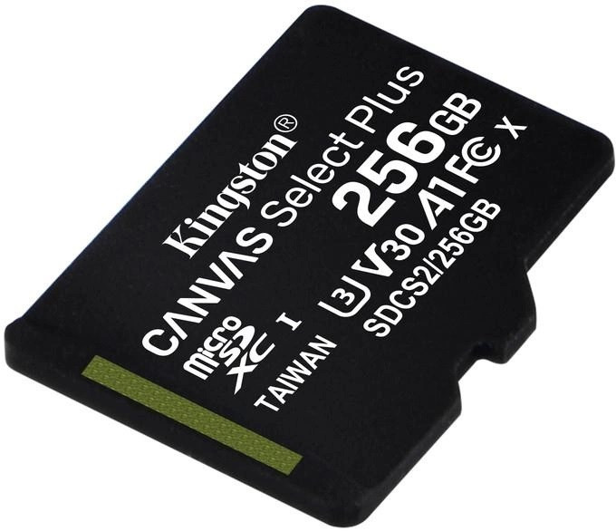 Карта пам'яті для домофону microSDXC Kingston Canvas Select Plus 256 GB Class 10 А1 UHS-1 SD256C10Kd фото