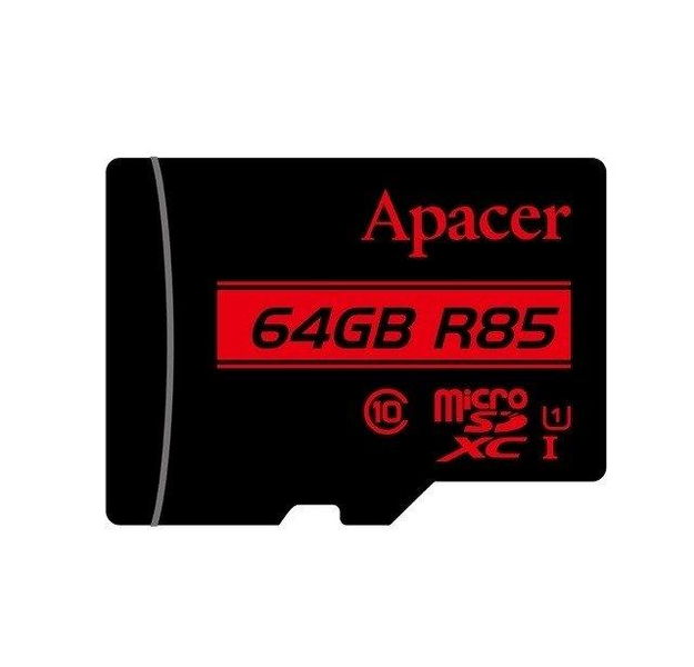 Карта пам'яті для домофону microSDXC Apacer 64 GB class 10 UHS-1 SD64C10Ad фото