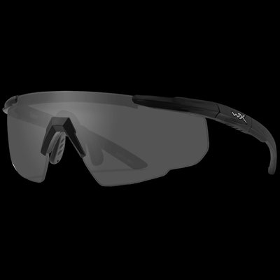 Wiley X SABER ADVANCED сірі лінзи Защитные баллистические очки серые 27734 фото