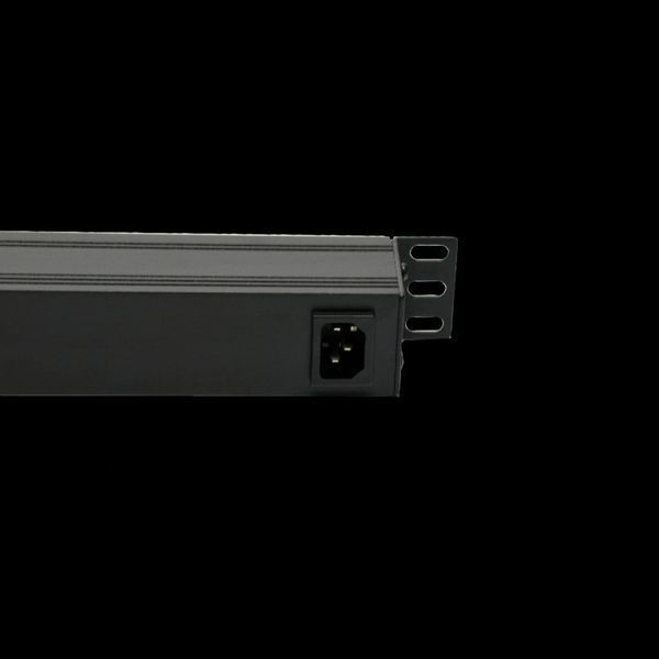 Kingda KD-GER(16)N1008WKPB19A-C14 Блок 19" на 8 роз. нем. станд., 10А, с индикат., без шнура, черный, 1U, Kingda 26540 фото
