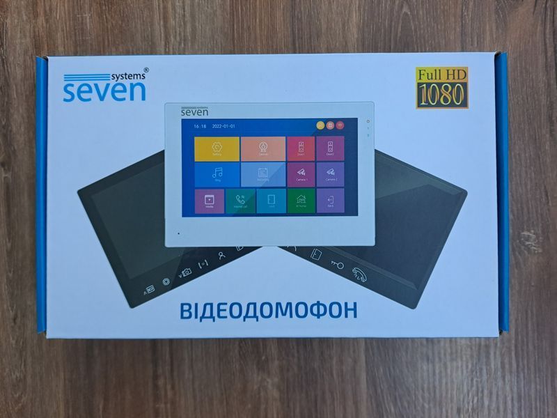 Видеодомофон SEVEN DP-7575 FHD IPS white  21908 фото