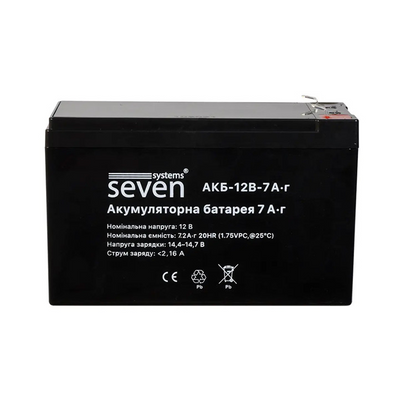 Акумуляторна батарея SEVEN 12В/7Аг АКБ7 фото