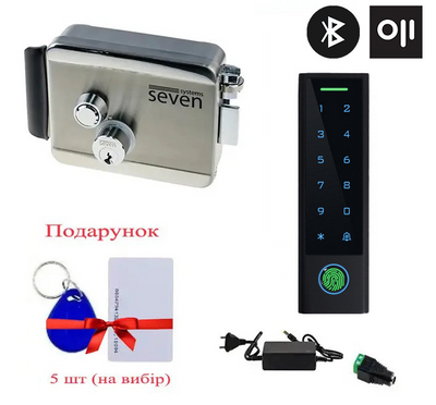 Біометричний Smart комплект контролю доступу із електромеханічним замком SEVEN KA-7825 KA7825 фото