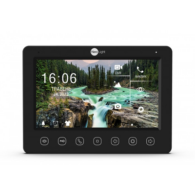 Відеодомофон NeoLight KAPPA+ HD WF Black 29359 фото