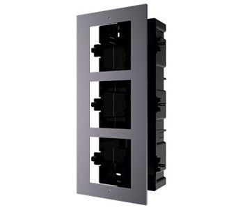 DS-KD-ACF3/Plastic Врізне монтажна рамка на 3 модуля 23211 фото