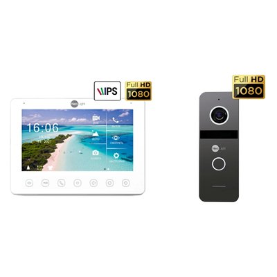 Комплект монитор Omega+HD + панель SOLO FHD NeoKIT HD+ Graphite 25895 фото