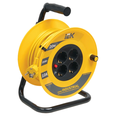 IEK Удлинитель-катушка 4гн 20м З/К УК20 т/с (3х1,5мм2) IP44 28627 фото