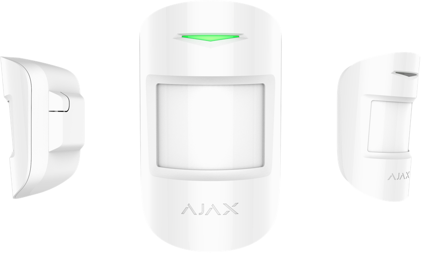 Ajax&nbsp;MotionProtect&nbsp;S&nbsp;Plus&nbsp;(8PD)&nbsp;white Беспроводной извещатель движения 31141 фото