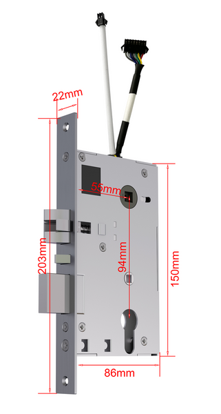 Електронний RFID замок для готелів, готелів і хостелів SEVEN LOCK SL-7730 653250113 фото