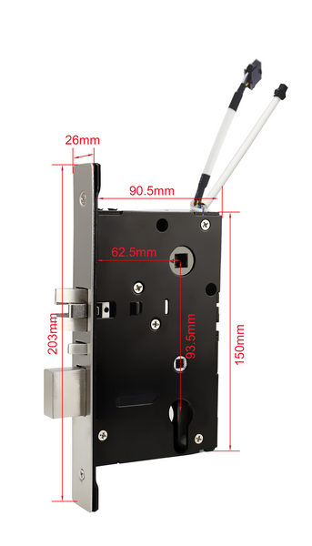 Електронний RFID замок для готелів, готелів і хостелів SEVEN LOCK SL-7731 silver 653253300 фото