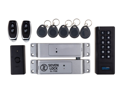 Бездротовий комплект контролю доступу з радіобрелками SEVEN LOCK SL-7708r SL7708r фото