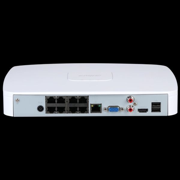 DHI-NVR2108-8P-I2 8-канальний Smart 1U 8PoE 1HDD WizSense 30548 фото