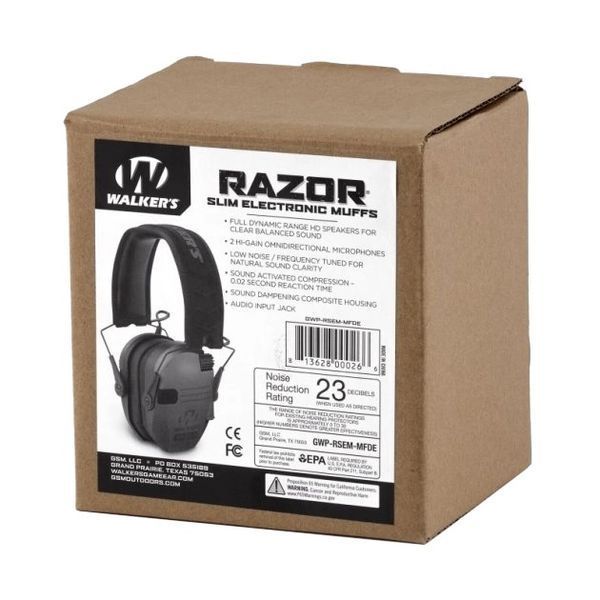 Walkers Razor Flat Dark Earth (GWP-RSEM-FDE) Навушники 27892 фото