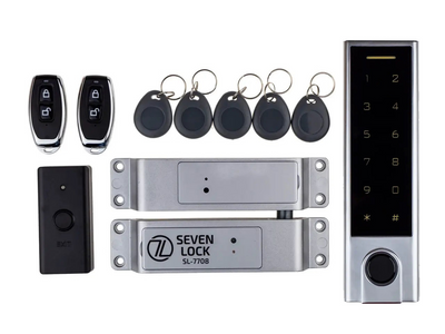 Бездротовий біометричний комплект контролю доступу з радіобрелками SEVEN LOCK SL-7708Fr SL7708Fr фото