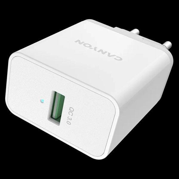 Canyon&nbsp;H-24&nbsp;white&nbsp;(QC&nbsp;24W) Мережевий зарядний пристрiй 28901 фото