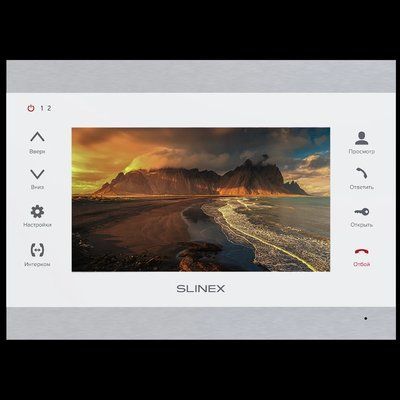 SL-07IPHD (silver/white) Відеодомофон 7" Slinex 25727 фото