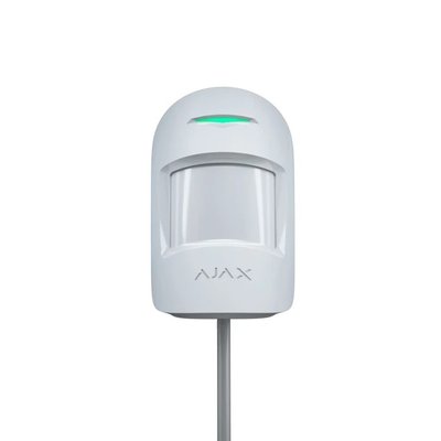 Ajax MotionProtect Plus Fibra white Дротовий сповіщувач руху 29219 фото