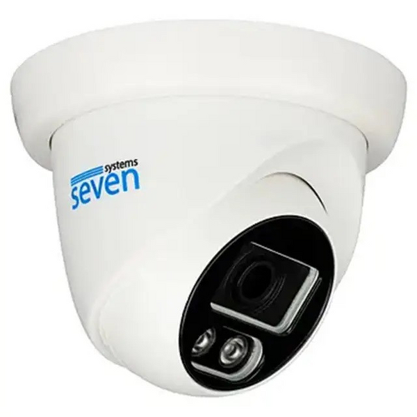 Комплект відеоспостереження на 1 купольну 5 Мп аналогову камеру SEVEN KS-7611OW-5MP KS7611OW5MP фото