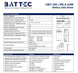Акумуляторна батарея 12В/18Аг BATTEC BT18 фото 3