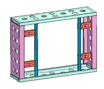 CABINET-49 "FRAME 49” LCD Display Unit Modular Frame Bracket 23053 фото