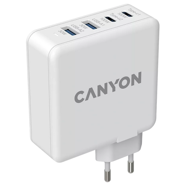 Canyon H-65 white (GAN 100W) Мережевий зарядний пристрiй 28905 фото