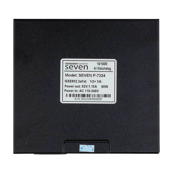 PoE комутатор (switch) 4 порти SEVEN P-7324 P7324 фото