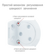 Дотягувач дверей RYOBI 9903 glossy white 65 кг RY9903w фото 6