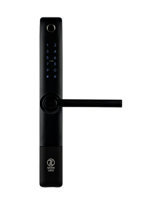 Умный дверной биометрический замок SEVEN LOCK SL-7762BF black (врезная часть 3585) 1566028445 фото