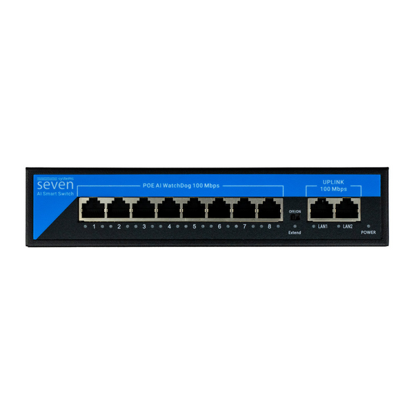 PoE комутатор (switch) 8 портів SEVEN P-7328 P7328 фото