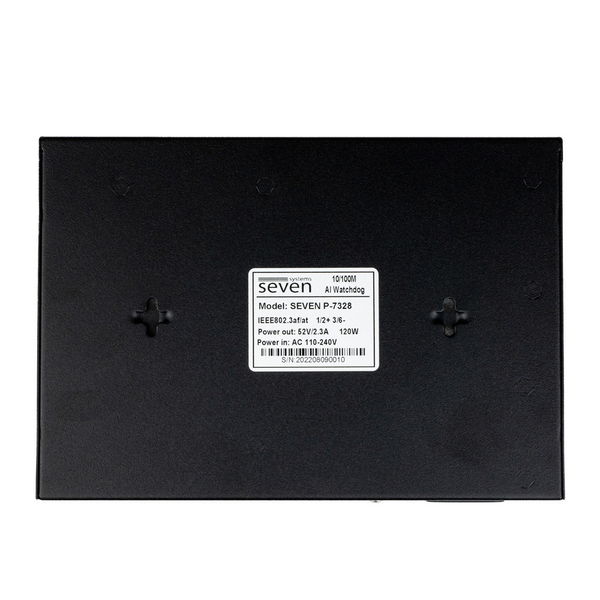 PoE комутатор (switch) 8 портів SEVEN P-7328 P7328 фото