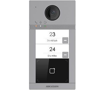 DS-KV8213-WME1(B) 2 Мп IP виклична панель на 2 абонента c ІЧ підсвічуванням і Wi-Fi 24272 фото