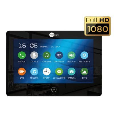 ALPHA HD Black Відеодомофон NeoLight 25741 фото