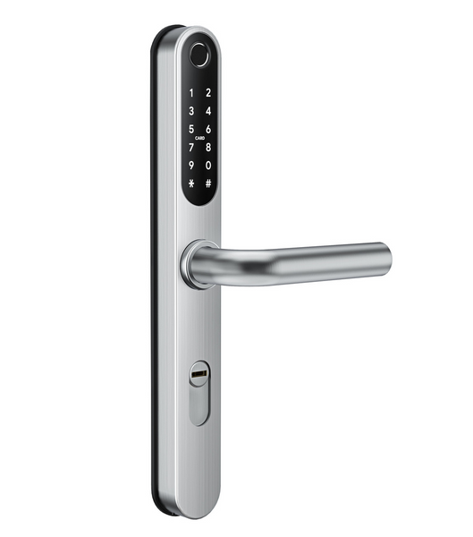 Умный дверной биометрический замок SEVEN LOCK SL-7761BF silver (без врезной части) 1566137803 фото