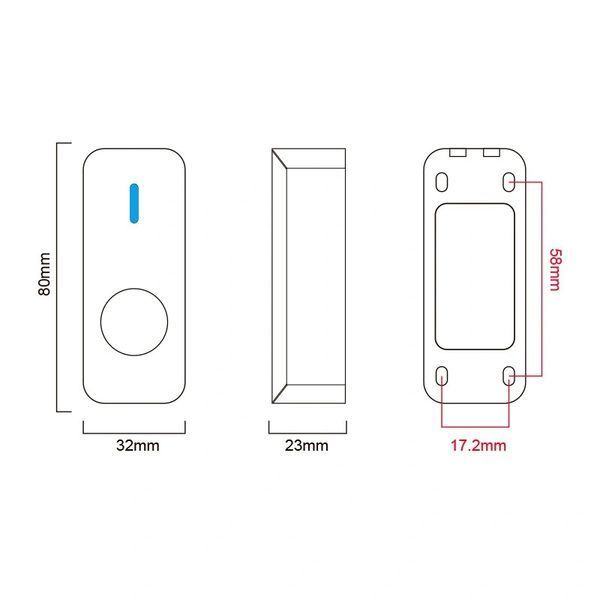 NO TOUCH SEVEN K-7497NDW Кнопка (Бесконтактная, герметичная) 25806 фото