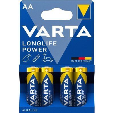 Батарейка VARTA HIGH ENERGY/LONGLIFE POWER AA BLI 4 ALKALINE 33192 фото