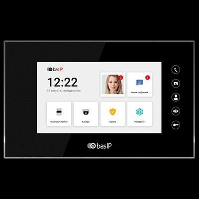 BAS-IP AQ-07LL (black) (BAS-IP) Відеодомофон 26627 фото