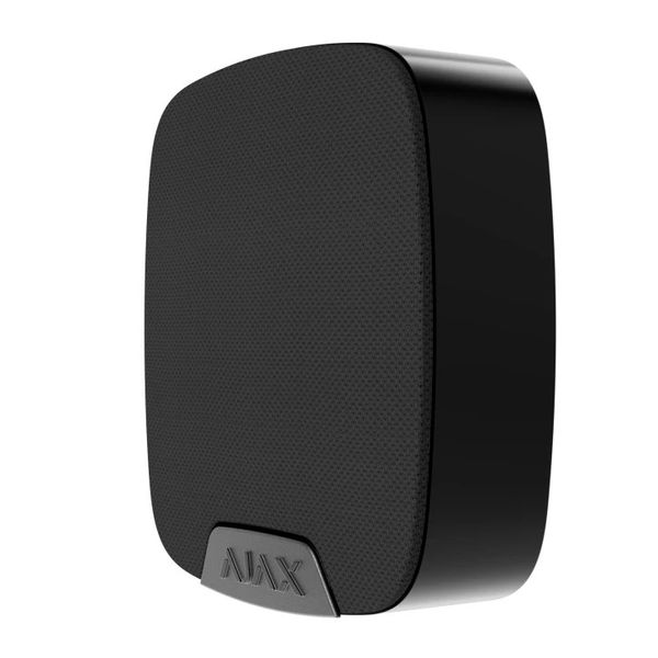 Ajax HomeSiren S (8PD) black Бездротова сирена з клемою для додаткового світлодіода 30406 фото