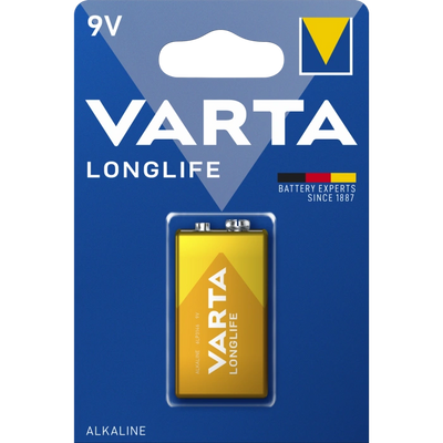 VARTA LONGLIFE 6LR61 BLI 1 ALKALINE Батарейка 26992 фото