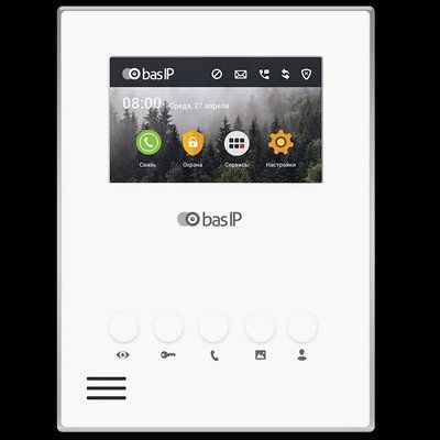 BAS-IP АU-04LA White Відеодомофон 26628 фото