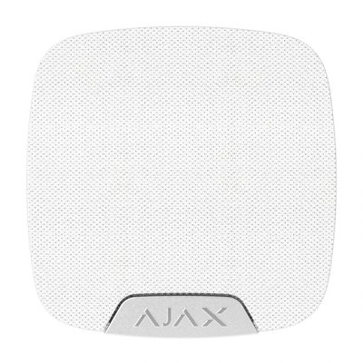 Ajax HomeSiren S (8PD) white Бездротова сирена з клемою для додаткового світлодіода 30407 фото