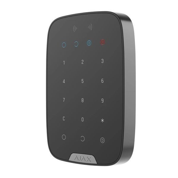 Ajax&nbsp;Keypad&nbsp;S&nbsp;Plus&nbsp;(8PD)&nbsp;black Беспроводная клавиатура с поддержкой защищенных карт и брелок 30410 фото