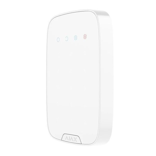Ajax&nbsp;Keypad&nbsp;S&nbsp;Plus&nbsp;(8PD)&nbsp;white Беспроводная клавиатура с поддержкой защищенных карт и брелок 30411 фото
