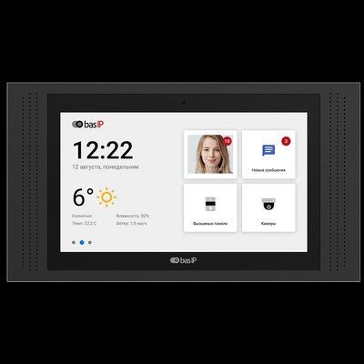 Bas-IP&nbsp;AT-10&nbsp;black IP-відеодомофон 10" 27112 фото