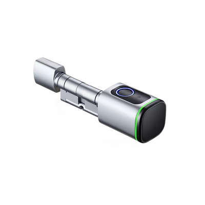 Умный дверной биометрический замок (цилиндр) SEVEN LOCK SL-7773BF silver 2073927694 фото