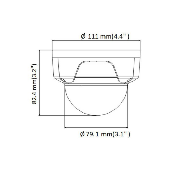 IPC-D121H-F (2.8мм) 2 МП IP 25694 фото