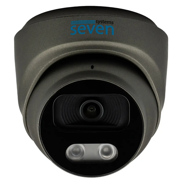 Комплект відеоспостереження на 8 купольних 5 Мп IP-камер SEVEN IP-7215B8-5MP IP-7215B8-5MP фото