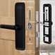 Розумний дверний біометричний замок SEVEN LOCK SL-7767BFW black (без врізної частини) 2126202209 фото 5